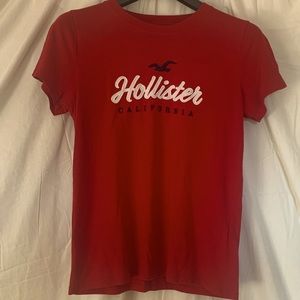 Red Classic Hollister T-Shirt. Women’s size M